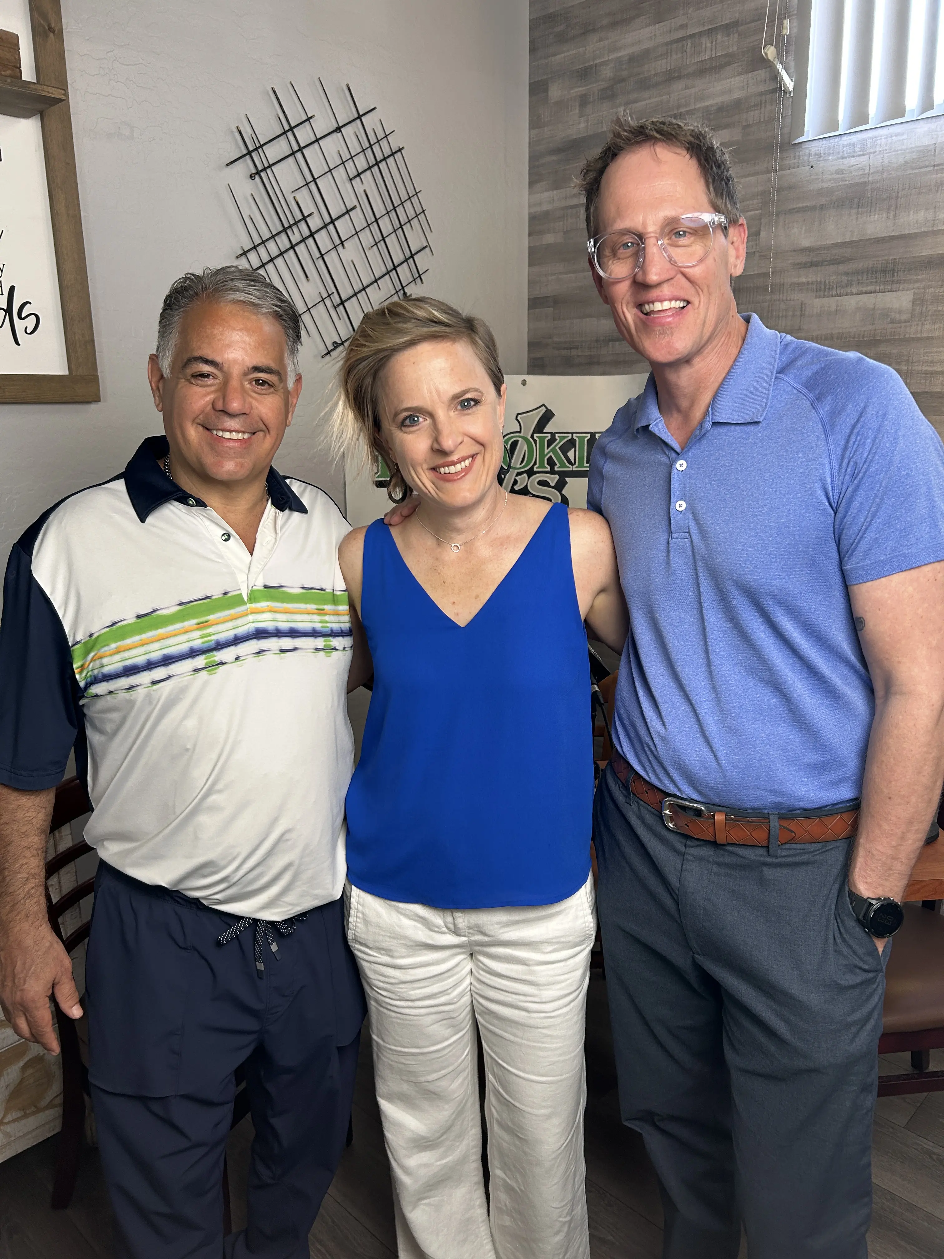 Teresa Porter with Mathew Blades and co-hosts on the Move the Needle Podcast